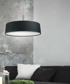 Abażurowa, czarna lampa wisząca z blendą 31-47311 BLUM | Kaja*Sklep Kaja Cheap