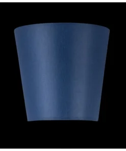 Abażurowa, granatowa lampa ścienna LED do sypialni 67741 z serii BA*Sklep Kaja Shop