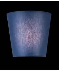 Abażurowa, granatowa lampa ścienna LED do sypialni 67741 z serii BA*Sklep Kaja Shop