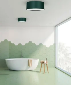 Abażurowa lampa sufitowa w kolorze zieleni MLP7876 VERDE | Kaja*Sklep Kaja Shop