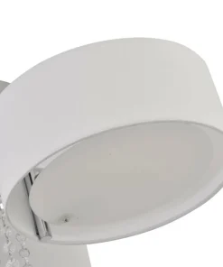Sale Sklep Kaja Abażurowa lampa sufitowa z kryształkami LP-991/3C WH GAMBELA | Kaja