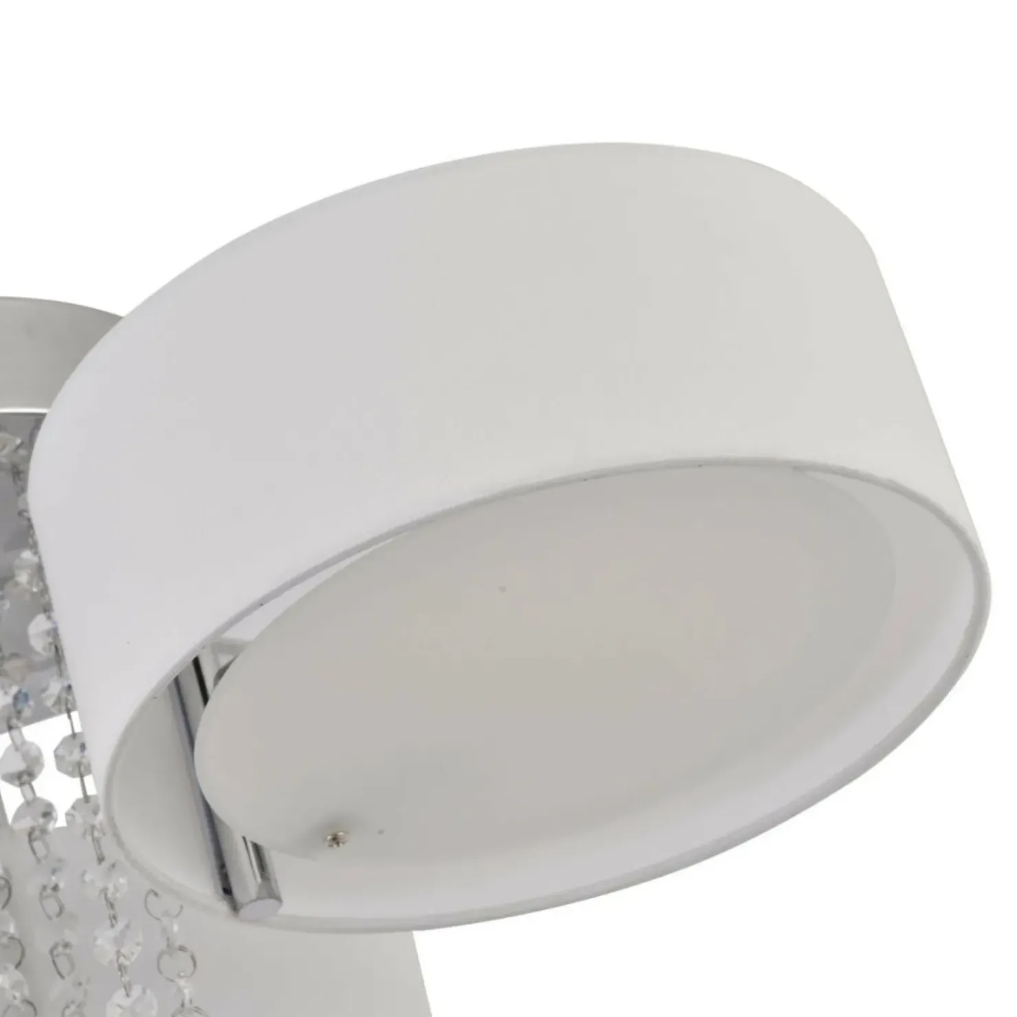 Sale Sklep Kaja Abażurowa lampa sufitowa z kryształkami LP-991/3C WH GAMBELA | Kaja