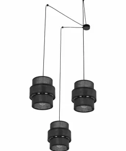 Abażurowa lampa wisząca do podwieszania TK 5976 CALISTO BLACK | Kaja*Sklep Kaja Store