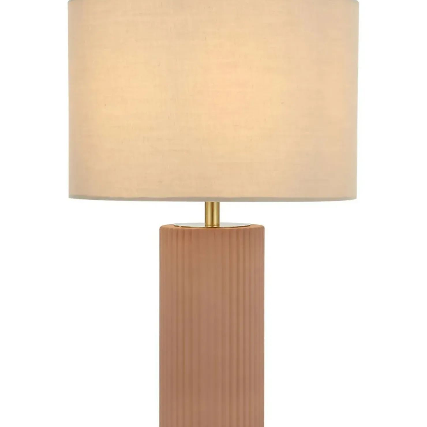Abażurowa lampka stołowa do salonu LP-787/1T BEŻOWA TOKIO | Kaja*Sklep Kaja Store
