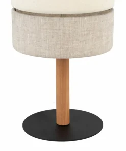 Abażurowa lampka stołowa w stylu naturalnym TK 5596 z serii ECO | Kaja*Sklep Kaja Cheap