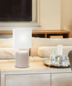 Abażurowa lampka w stylu skandynawskim 41-79879 INER | Kaja*Sklep Kaja Best Sale