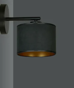 Abażurowa, prosta lampa ścienna do sypialni 1054/K1 HILDE | Kaja*Sklep Kaja Sale