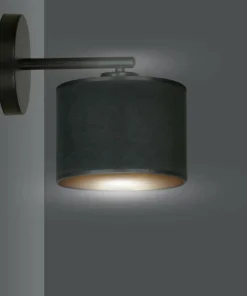 Abażurowa, prosta lampa ścienna do sypialni 1054/K1 HILDE | Kaja*Sklep Kaja Sale