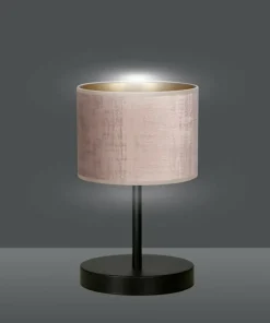 Abażurowa, stylowa lampka na szafkę nocną 1053/LN1 HILDE | Kaja*Sklep Kaja Clearance