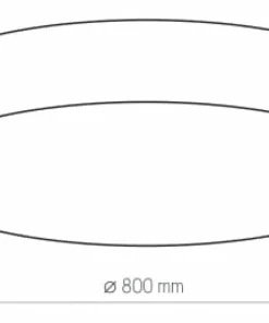 Best Sale Sklep Kaja Abażurowy, szary, okrągły plafon ⌀80cm TK 2725 RONDO | Kaja