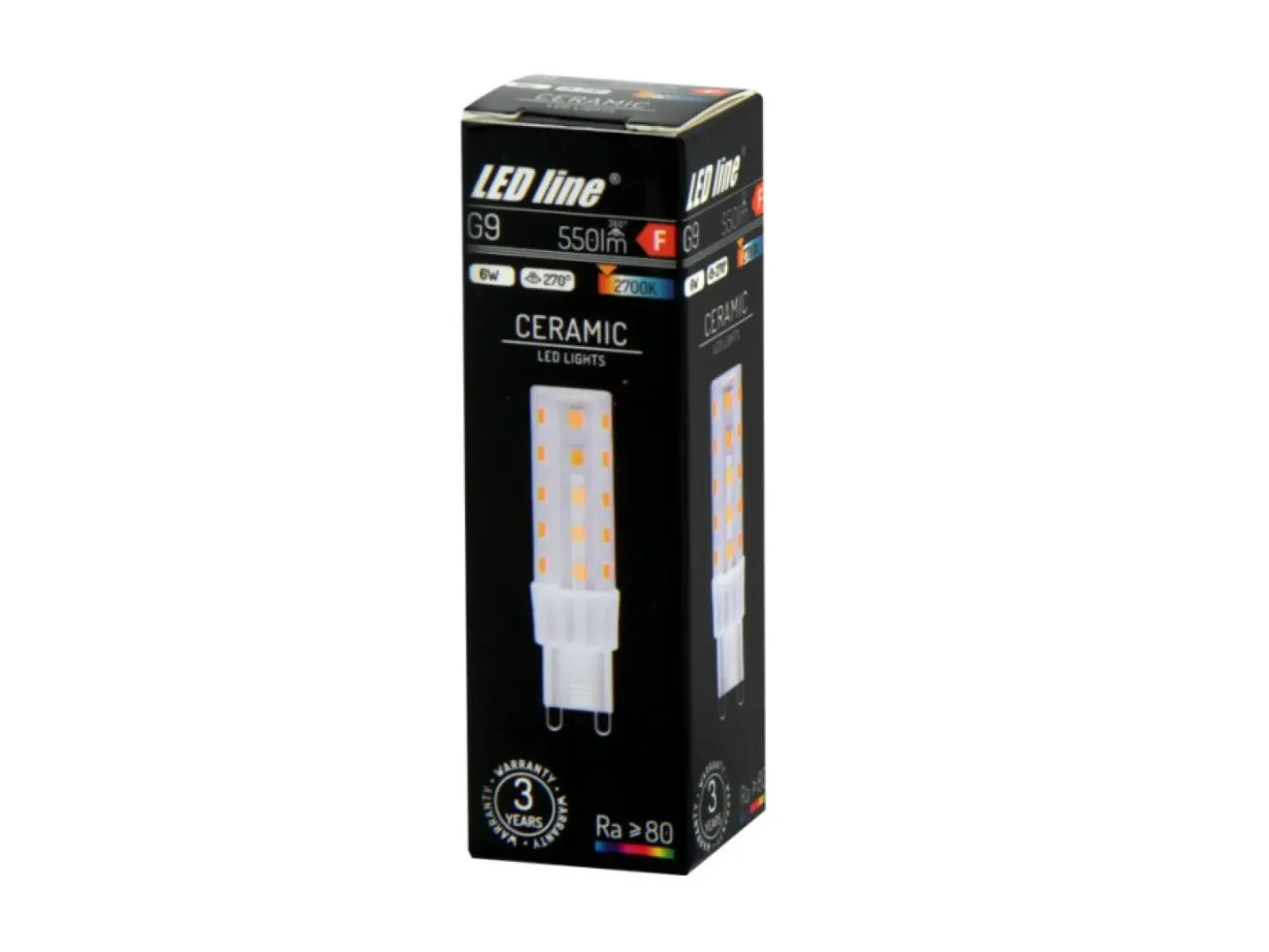 Żarówka G9 barwa ciepła 6W, kąt świecenia 270° LEDLINE 245947 | Kaja*Sklep Kaja Shop