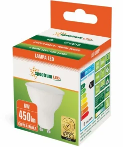 Żarówka mleczna LED GU10 6W ciepła SpectrumLED 13265 | Kaja*Sklep Kaja Flash Sale