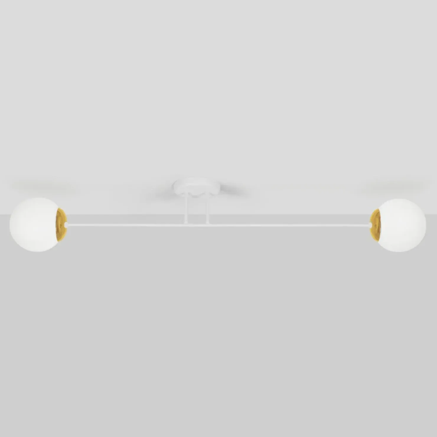 Sale Sklep Kaja Asymetryczna lampa sufitowa ze złotym podkloszem K-5315 z serii ELMO