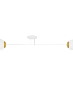 Sale Sklep Kaja Asymetryczna lampa sufitowa ze złotym podkloszem K-5315 z serii ELMO