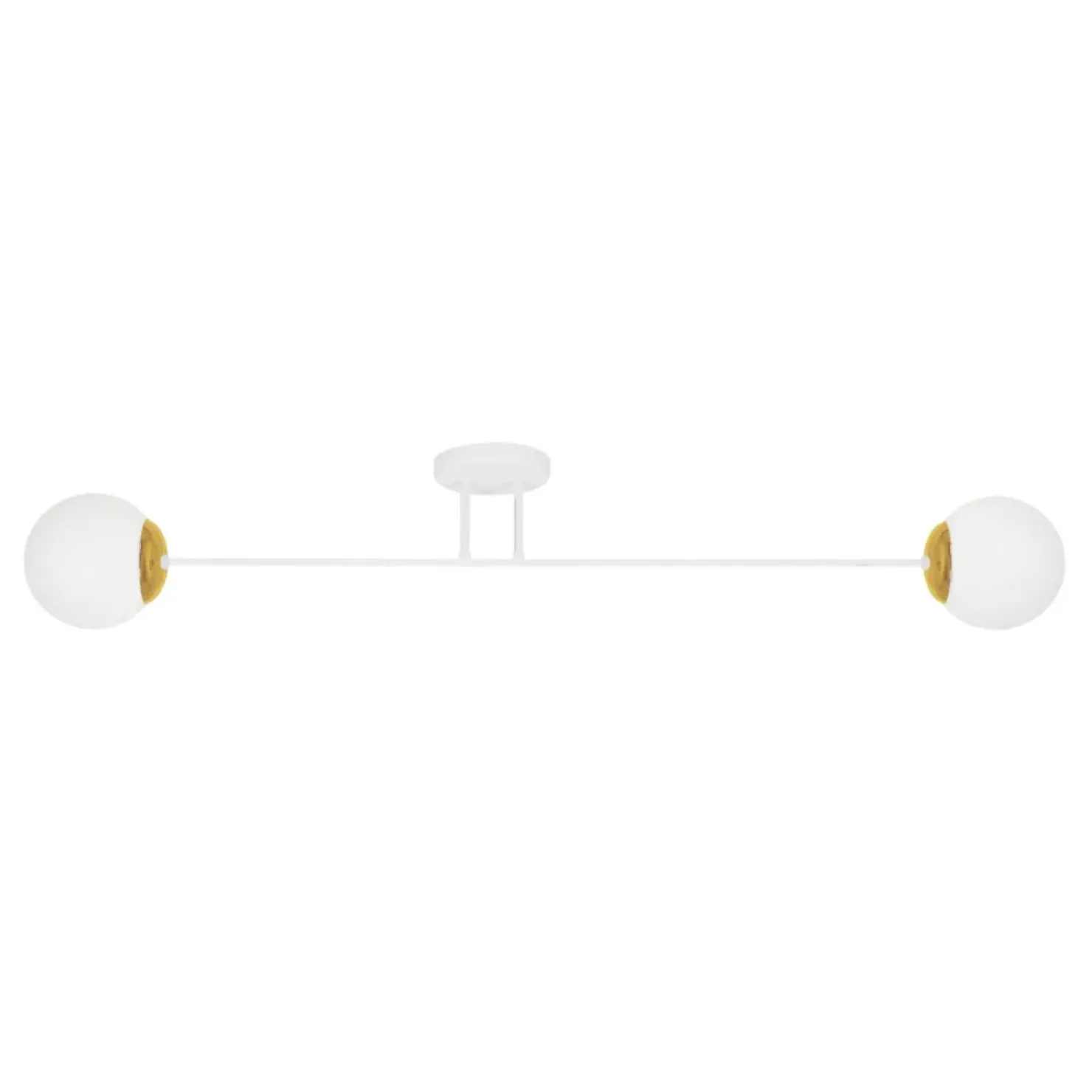 Sale Sklep Kaja Asymetryczna lampa sufitowa ze złotym podkloszem K-5315 z serii ELMO