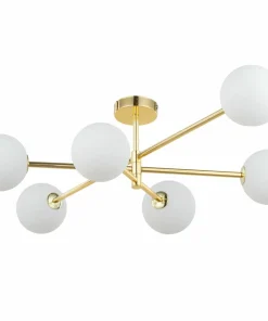 New Sklep Kaja Asymetryczna, złota lampa sufitowa modern classic TK 4739 - SARIUS