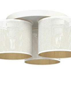 Ażurowa, biało-złota lampa wisząca LX 5262 z serii LOFT SHADE | Kaja*Sklep Kaja Best Sale