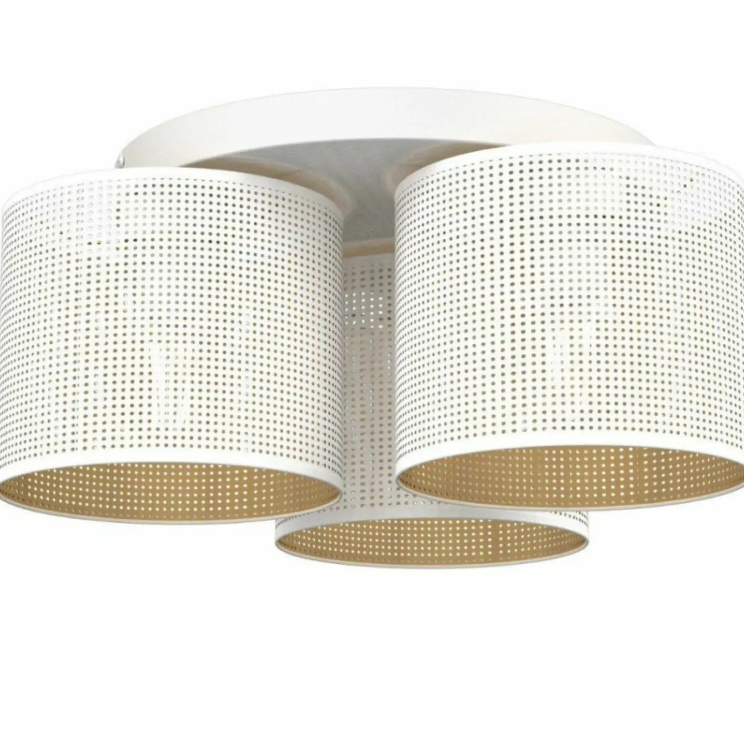 Ażurowa, biało-złota lampa wisząca LX 5262 z serii LOFT SHADE | Kaja*Sklep Kaja Best Sale