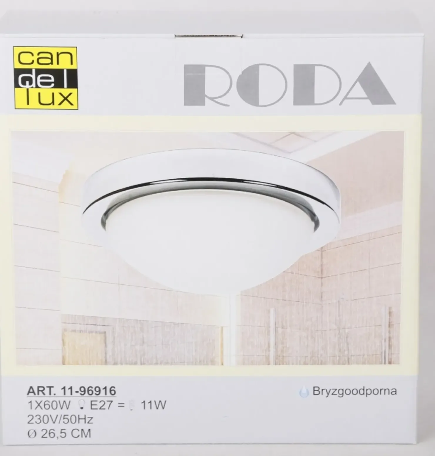 Łazienkowa lampa sufitowa plafon ⌀28cm 11-96916 RODA | Kaja*Sklep Kaja Cheap