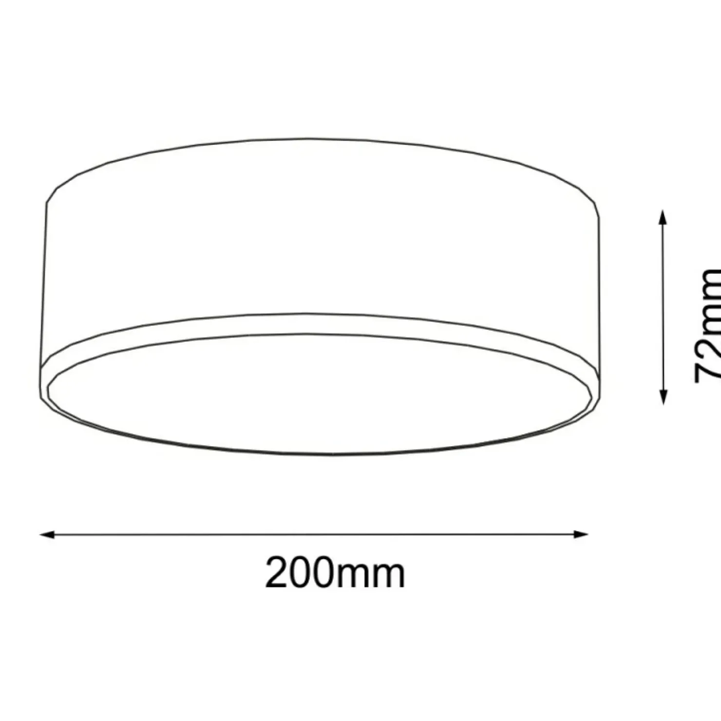 Łazienkowa lampa sufitowa ⌀20cm 4000K IP44 ANT 8587 ZAMA | Kaja*Sklep Kaja Best Sale