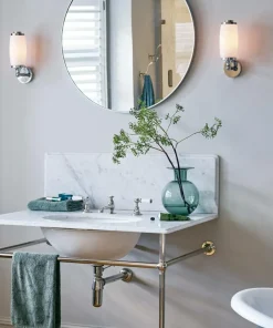 Łazienkowy kinkiet ścienny, na G9 BATH-ELIOT1-PC z serii ELIOT*Sklep Kaja Outlet