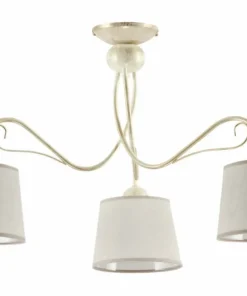 Beżowa lampa sufitowa, do sypialni JUP 1357 KAMELIA | Kaja Oświetlenie*Sklep Kaja Best