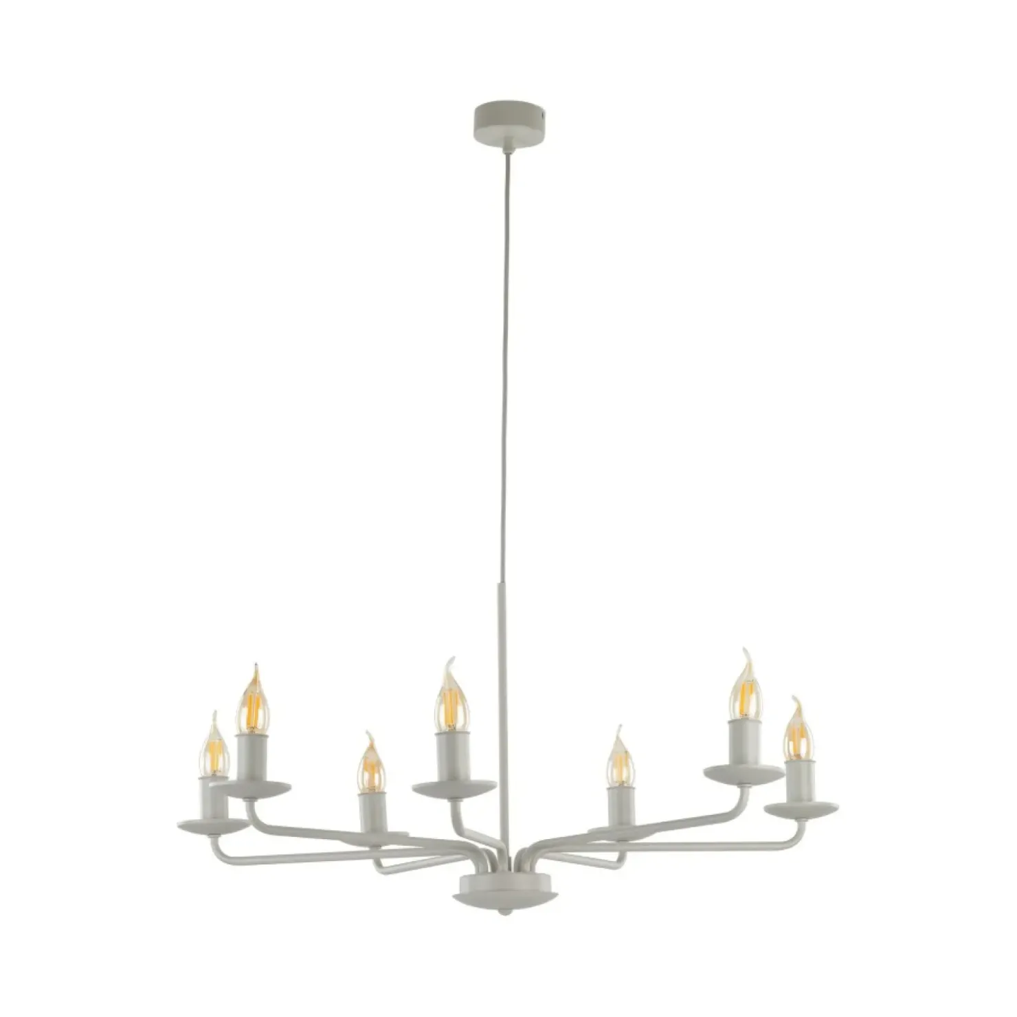 Beżowy żyrandol typu świecznik TK 10254 LIMAL BEIGE | Kaja Oświetlenie*Sklep Kaja Flash Sale