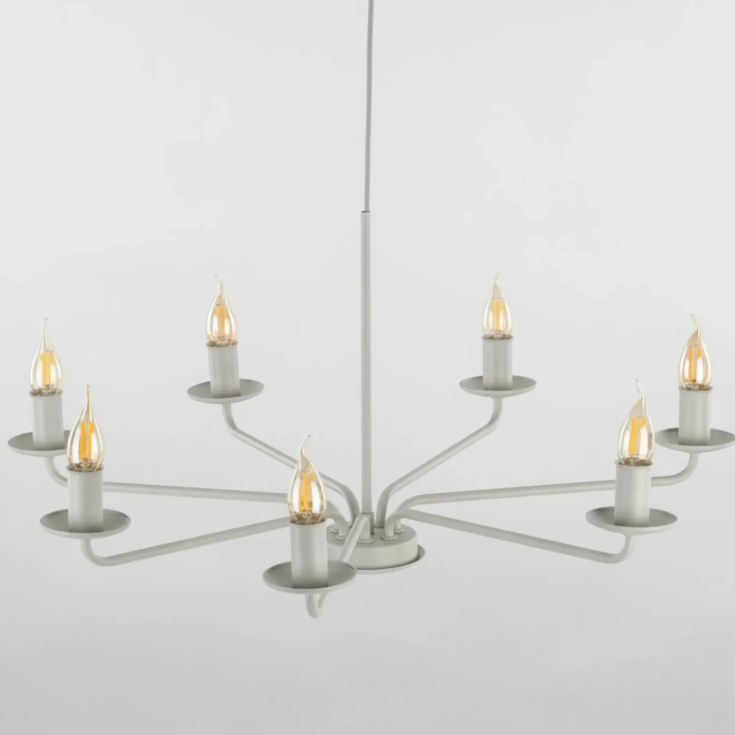 Beżowy żyrandol typu świecznik TK 10254 LIMAL BEIGE | Kaja Oświetlenie*Sklep Kaja Flash Sale