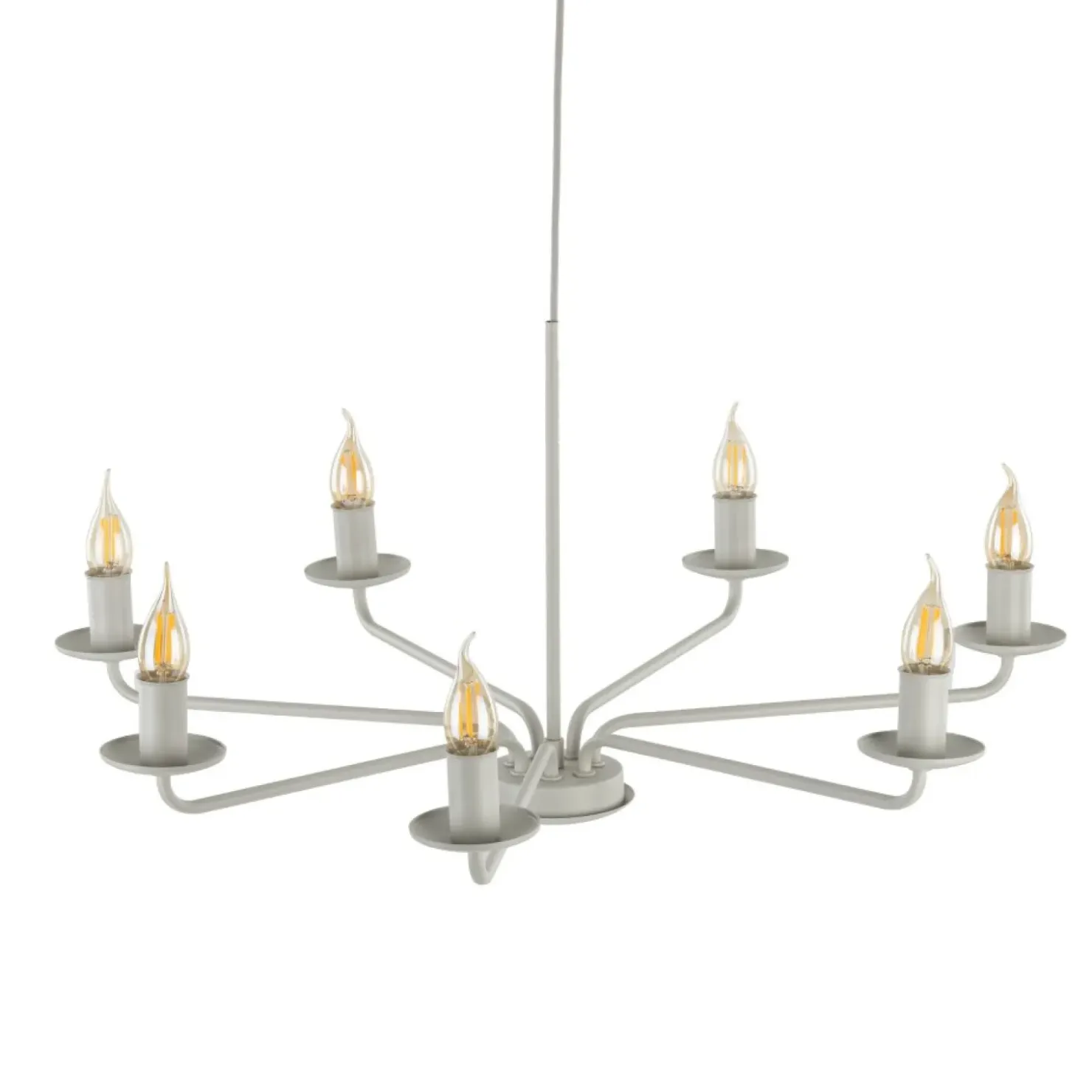 Beżowy żyrandol typu świecznik TK 10254 LIMAL BEIGE | Kaja Oświetlenie*Sklep Kaja Flash Sale