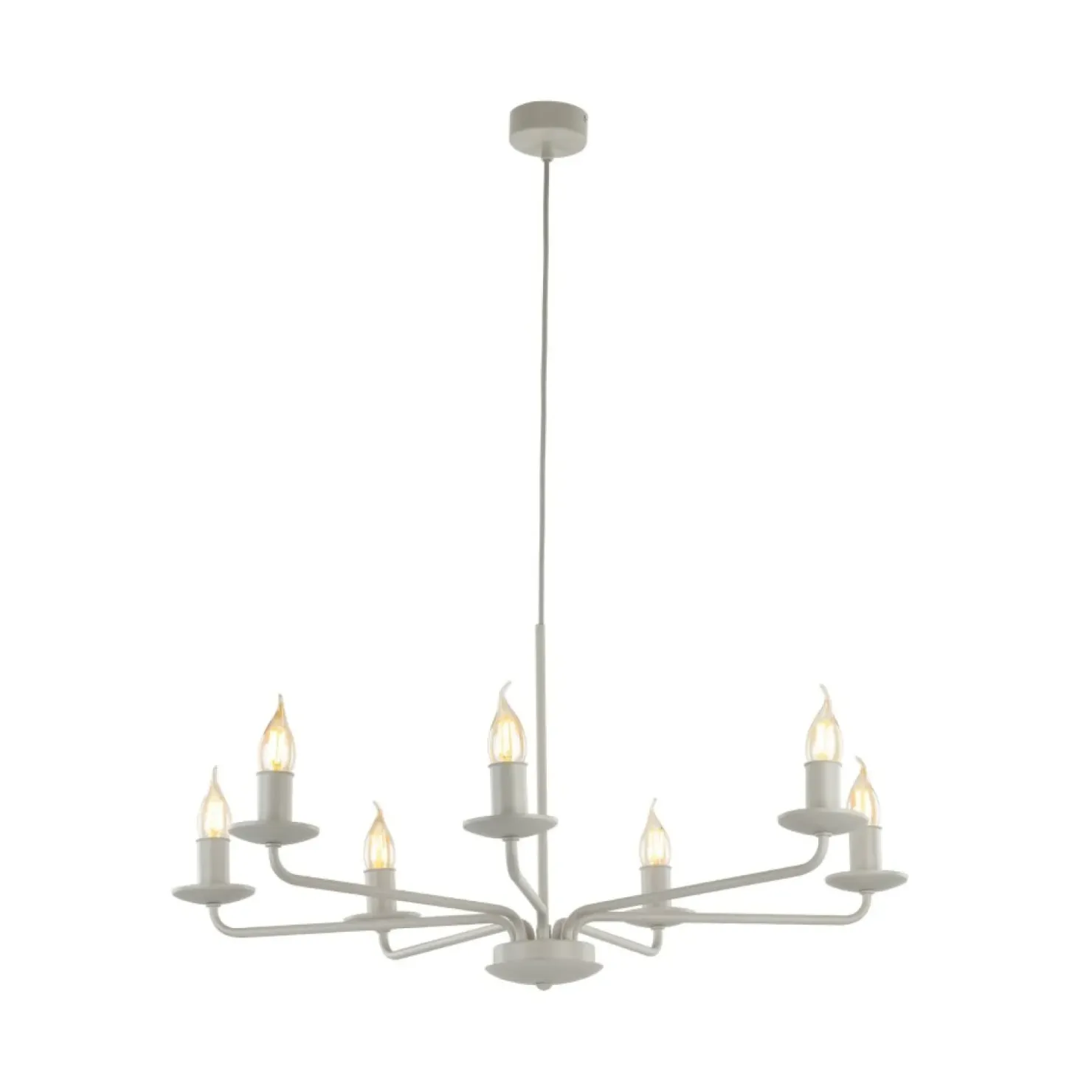 Beżowy żyrandol typu świecznik TK 10254 LIMAL BEIGE | Kaja Oświetlenie*Sklep Kaja Flash Sale