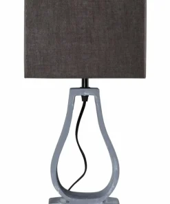 Betonowa lampka stołowa z abażurem 41-79985 FEMO | Kaja Oświetlenie*Sklep Kaja Outlet