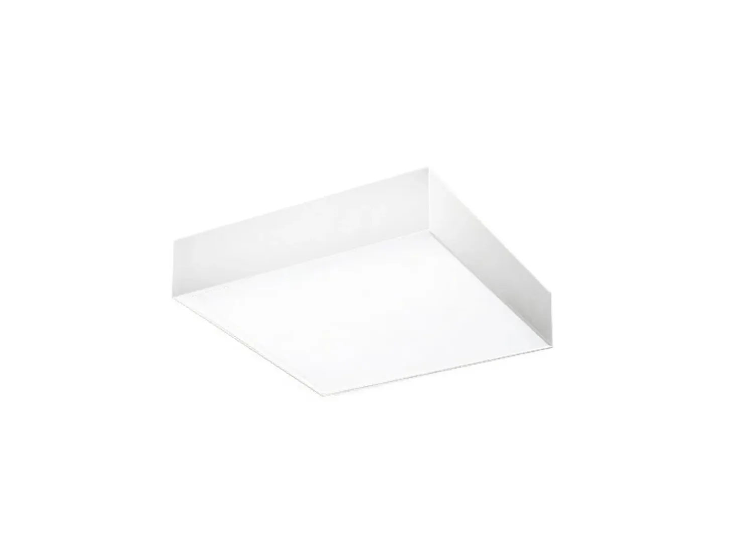 Biała, klasyczna lampa sufitowa LED 3000K 22x22cm AZ2269 MONZA | Kaja*Sklep Kaja Best