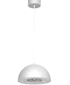 Best Sale Sklep Kaja Biała, kopułowa lampa wisząca do kuchni ⌀28cm LX 4527 ELGUND | Kaja