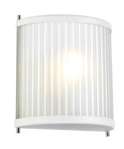 Biała lampa ścienna, nowoczesna DL-CORONA1-WPN z serii CORONA*Sklep Kaja Online