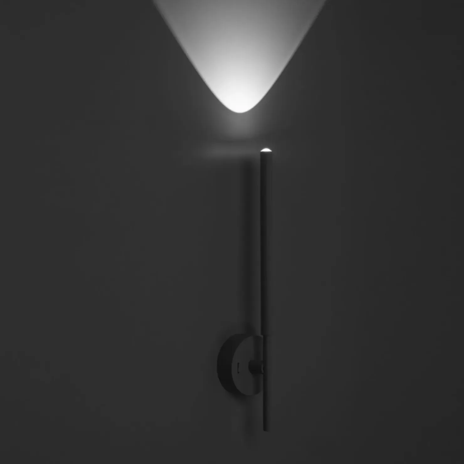 Biała lampa ścienna, wąska tuba TK 5396 FOCUS WHITE | Kaja Oświetlenie*Sklep Kaja Cheap