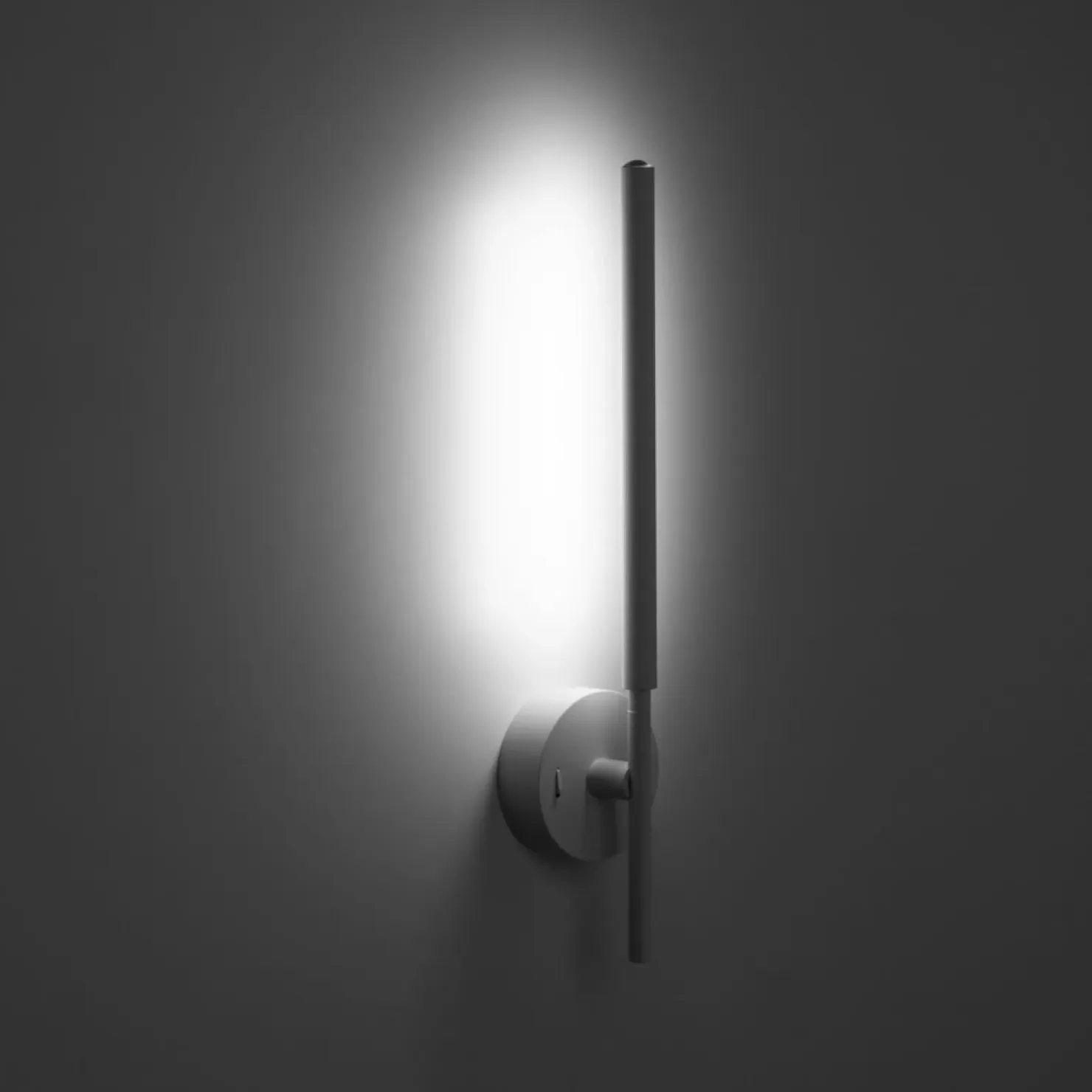 Biała lampa ścienna, wąska tuba TK 5396 FOCUS WHITE | Kaja Oświetlenie*Sklep Kaja Cheap
