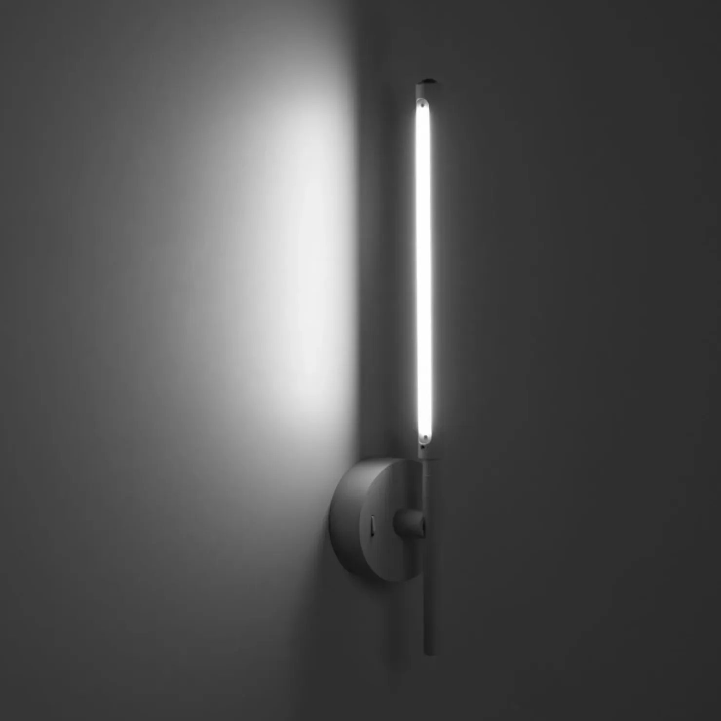 Biała lampa ścienna, wąska tuba TK 5396 FOCUS WHITE | Kaja Oświetlenie*Sklep Kaja Cheap