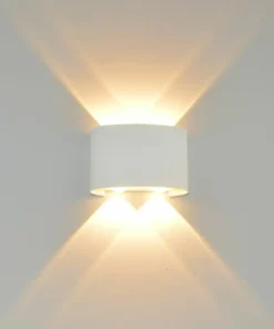 Biała lampa elewacyjna LED 4W 3000K OWL-6650-2-WH-3K ORTELO | Kaja*Sklep Kaja Hot