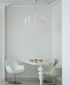 Biała lampa imitująca świecznik K-3996 BARTEZ II | Kaja Oświetlenie*Sklep Kaja Outlet