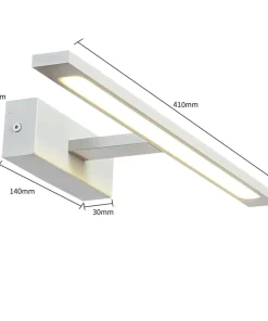 Biała lampa LED nad lustro 41cm LED GS-LWB-12W WH ISLA | Kaja*Sklep Kaja Outlet