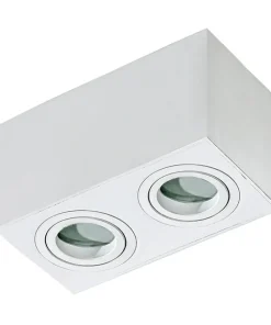 Biała lampa natynkowa do łazienki IP44 AZ2823 BRANT SQUARE | Kaja*Sklep Kaja New