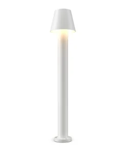 Biała lampa ogrodowa stojąca LED 80cm O421FL-L5W z serii HARZ | Kaja*Sklep Kaja Store