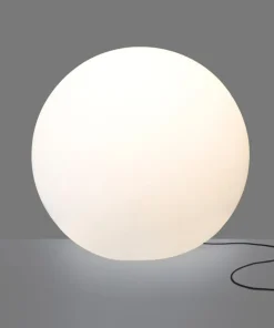 Biała lampa ogrodowa, w kształcie kuli, IP65, 9714 | Kaja Oświetlenie*Sklep Kaja Online