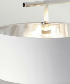 Biała lampa podłogowa z abażurem BALANCE-FL-WPN z serii BALANCE*Sklep Kaja Shop