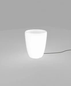 Biała lampa stojąca ogrodowa, gwint E27, 9711 | Kaja Oświetlenie*Sklep Kaja Shop