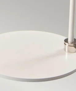 Biała lampa stołowa z abażurem BALANCE-TL-WPN z serii BALANCE*Sklep Kaja Store