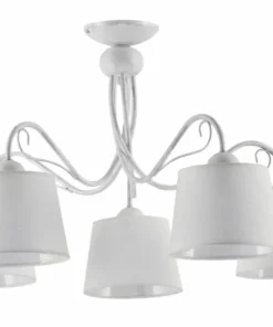 Biała lampa sufitowa, do sypialni JUP 1350 KAMELIA | Kaja Oświetlenie*Sklep Kaja Outlet