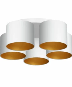 Sale Sklep Kaja Biała lampa sufitowa z abażurami, do salonu LX 3444 z serii ARDEN