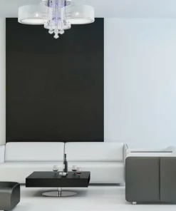 Online Sklep Kaja Biała lampa sufitowa z funkcją sleep DRS8006/3 WH NET | Kaja