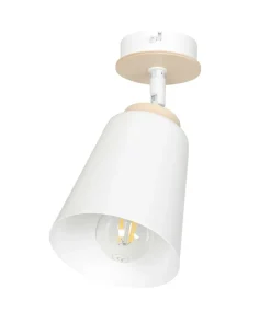 Best Sklep Kaja Biała lampa sufitowa z regulacją kąta świecenia 724/1 | Kaja